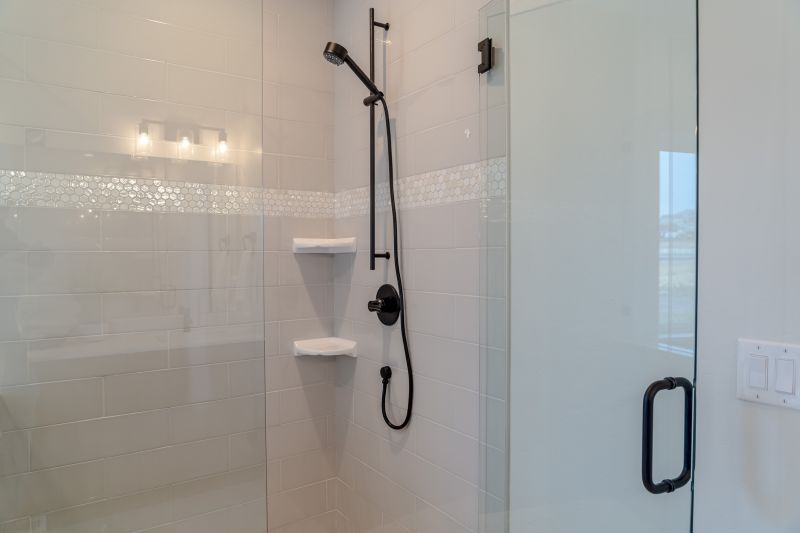 Contemporary Shower with Niche Storage